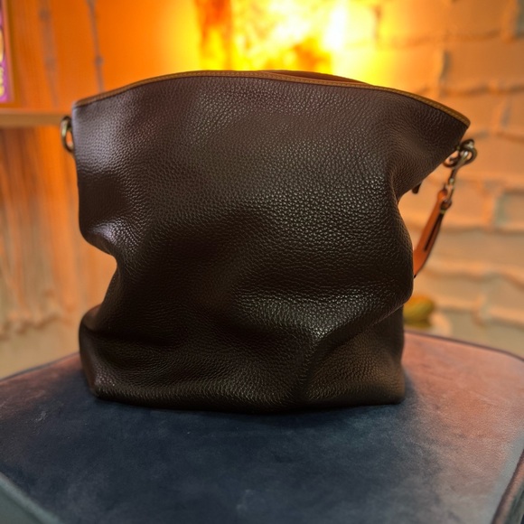 Dooney & Bourke Rich Chocolate Hobo Bag - Picture 2 of 7